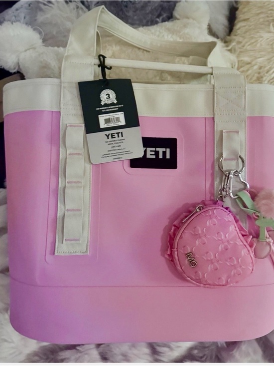 Yeti Handbags - Yeti  Camino 35 soft cooler in pink . Attached Pink Charm free with purchase.